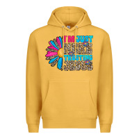 Mustard im just here trusting jesus Premium Hoodie - CowhideDigitalArt