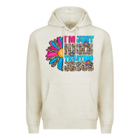 Oatmeal Heather im just here trusting jesus Premium Hoodie - CowhideDigitalArt