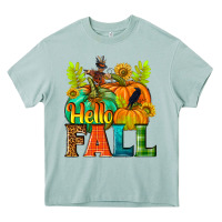 Arona Hello Fall Heavy Core Tee - NancyCooperArtShop