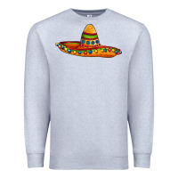 Heather Grey sombrero Premium Sweatshirt - AdoDesignShop