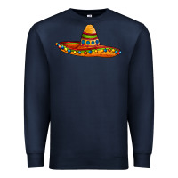 Navy sombrero Premium Sweatshirt - AdoDesignShop