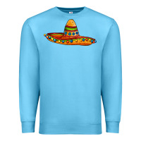 Ocean Blue sombrero Premium Sweatshirt - AdoDesignShop