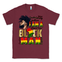 Burgundy i am a black man Classic Tee - CowGirlArtShop