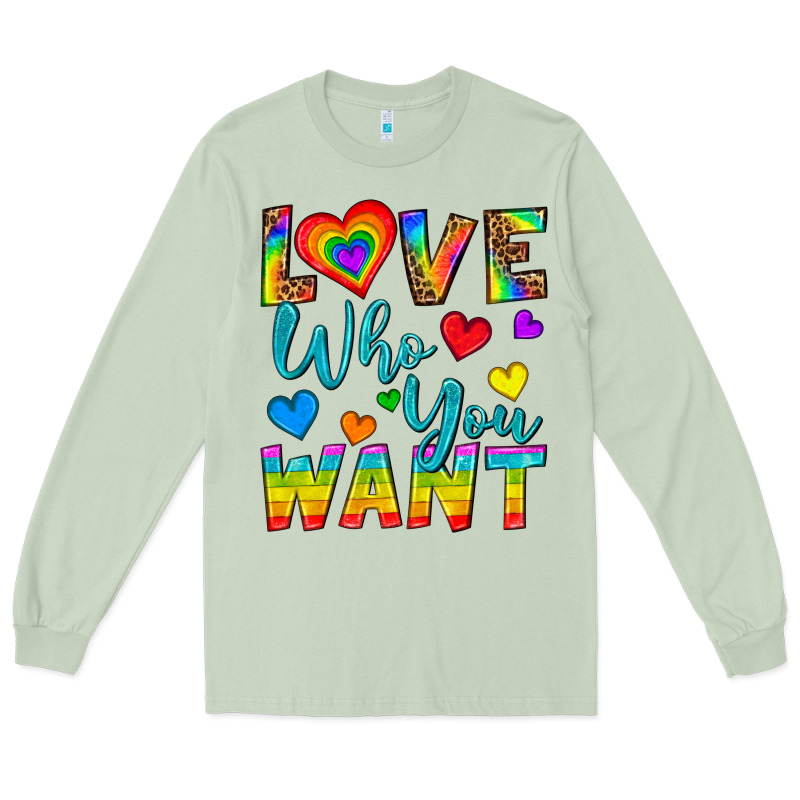 Western Love Who You Want Long Sleeve Tee by BundleAndBundleShop | Teevron