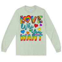 Matcha Western Love Who You Want Long Sleeve Tee - BundleAndBundleShop