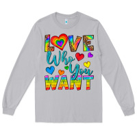 Moon Dust Western Love Who You Want Long Sleeve Tee - BundleAndBundleShop