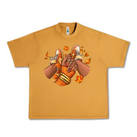 Peanut Butter Black girl Fall sneakers Urban Heavy Tee - RanaPortraitStore