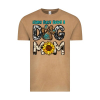Vintage Camel kinda busy being a dog mom Vintage Tee - OliviaCreatesArt