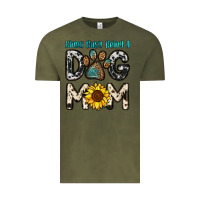 Vintage Olive kinda busy being a dog mom Vintage Tee - OliviaCreatesArt