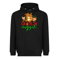 Black chicken nuggets Heavyweight Hoodie - AdoDesignShop