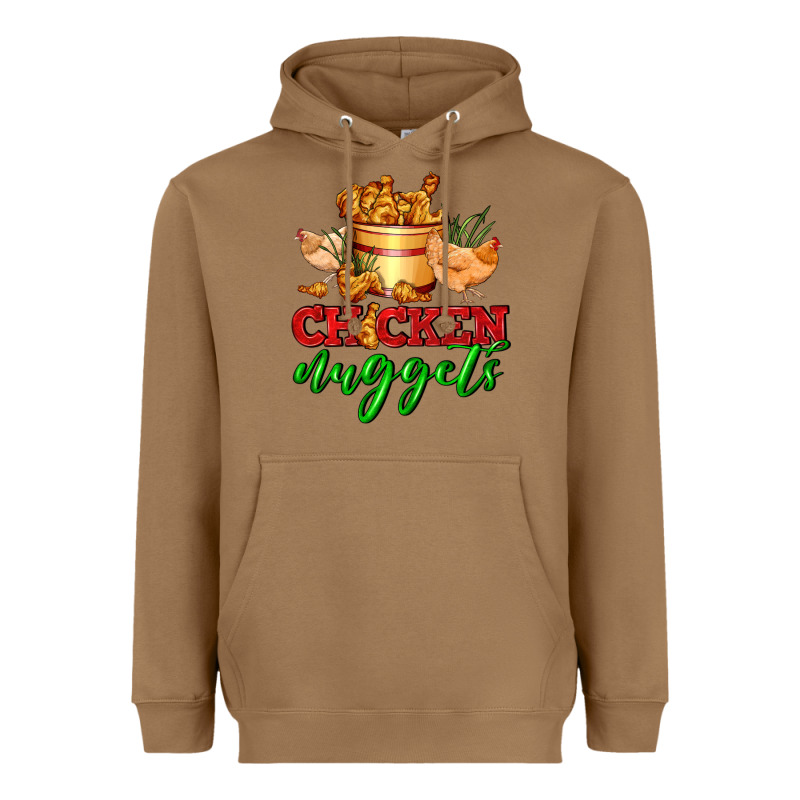 Chicken Nuggets Heavyweight Hoodie by AdoDesignShop | Teevron
