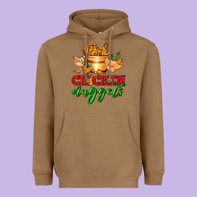 Chicken Nuggets Heavyweight Hoodie Designed By Adodesignshop