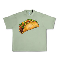 Oil Green Taco Urban Heavy Tee - FaDigitalArtStudio