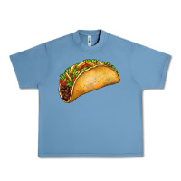 Pebble Blue Taco Urban Heavy Tee - FaDigitalArtStudio