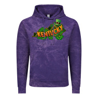 Cloud Purple Kentucky map St. Patrick's Day Vintage Hoodie - FaDigitalArtStudio