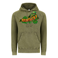 Vintage Olive Kentucky map St. Patrick's Day Vintage Hoodie - FaDigitalArtStudio