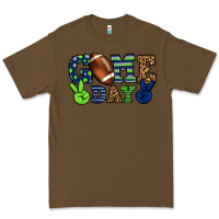 Cacao Game day green and blue team color Premium Tee - HowdyJamesFarm