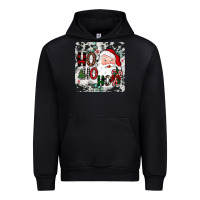 Black ho ho ho coaster Urban Hoodie - JahusDesignShop