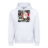 White ho ho ho coaster Urban Hoodie - JahusDesignShop