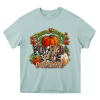 Arona Stressed blessed pumpkin spice obsessed Fall Heavy Core Tee - NancyCooperArtShop