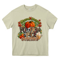 Mossy Stressed blessed pumpkin spice obsessed Fall Heavy Core Tee - NancyCooperArtShop