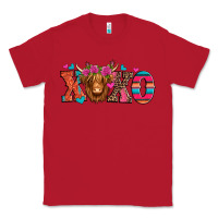 Red xoxo valentine's day highland cow Classic Tee - Jasminsmagicworld