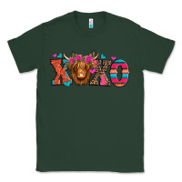 Sports Green xoxo valentine's day highland cow Classic Tee - Jasminsmagicworld