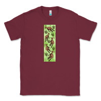 Burgundy dinosaur parasaurolophus pen wrap Classic Tee - Artiststas
