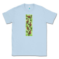Dusty Blue dinosaur parasaurolophus pen wrap Classic Tee - Artiststas