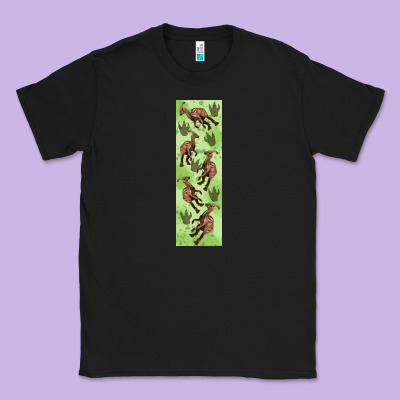 Dinosaur Parasaurolophus Pen Wrap Classic Tee Designed By Artiststas