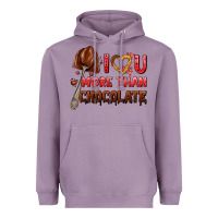 Lavender i love you more than chocolate Heavyweight Hoodie - AdoDesignShop