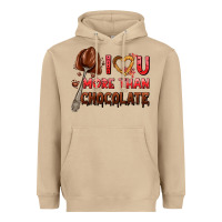 Mushroom i love you more than chocolate Heavyweight Hoodie - AdoDesignShop
