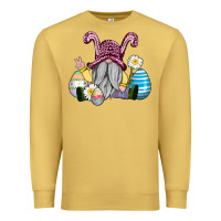 Antique Gold easter gnome with eggs Premium Sweatshirt - AdoDesignShop