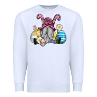 White easter gnome with eggs Premium Sweatshirt - AdoDesignShop