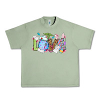 Oil Green Easter Day Love Nurse Urban Heavy Tee - OliviaCreatesArt