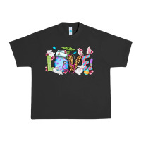 Pigment Black Easter Day Love Nurse Urban Heavy Tee - OliviaCreatesArt