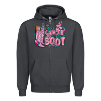 Smoke give the cancer boot Zipper Hoodie - AdoDesignShop