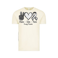 Vintage Arctic Peace Love Cure Lung Cancer Vintage Tee - Jasminsmagicworld