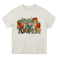 Cream Whatever spices your pumpkin Fall Heavy Core Tee - NancyCooperArtShop