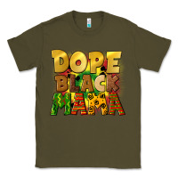 Army Green dope black mama juneteenth Classic Tee - CowGirlArtShop