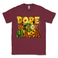 Burgundy dope black mama juneteenth Classic Tee - CowGirlArtShop
