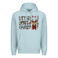 Blue Mist little miss christmas Premium Hoodie - CowhideDigitalArt