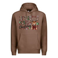 Chestnut little miss christmas Premium Hoodie - CowhideDigitalArt