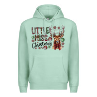 Seafoam little miss christmas Premium Hoodie - CowhideDigitalArt