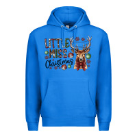True Royal little miss christmas Premium Hoodie - CowhideDigitalArt