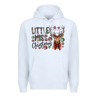 Little Miss Christmas Premium Hoodie | Teevron