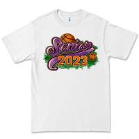 White Senior 2023 basketball Premium Tee - HowdyJamesFarm