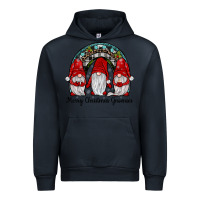 Navy merry Christmas Gnomes Rainbow Urban Hoodie - JahusDesignShop