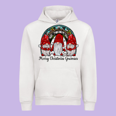 Merry Christmas Gnomes Rainbow Urban Hoodie Designed By Jahusdesignshop