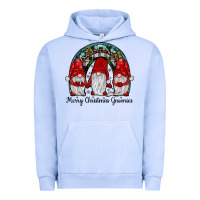 Pigment Grape Ice merry Christmas Gnomes Rainbow Urban Hoodie - JahusDesignShop